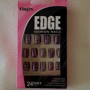 🌷4/$20 Fing'rs Edge Fashion 24 Nails  # 32744